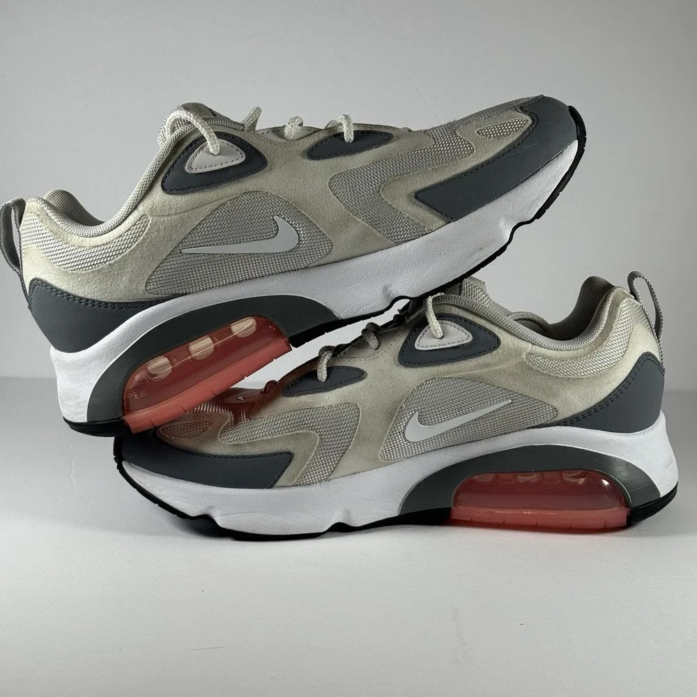 Nike Air Max 200 Women's Shoes Pure Platinum-White-Cool‎ Grey AT6175-004 W087